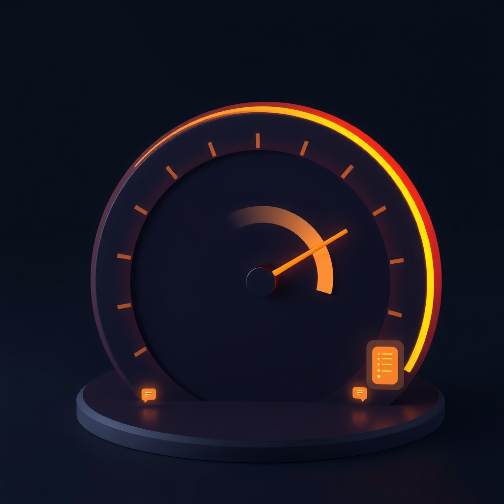 Isometric illustration of a glowing orange radar sweep scanning a firm's entity signals against a dark grid of AI answer engines